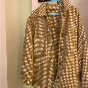 Boden Tan/ green/ pink Jacket